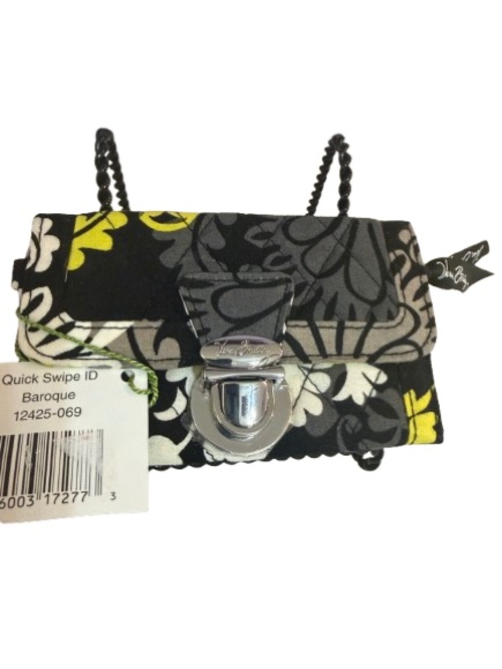 Vera Bradley Quick Swipe ID Case- Baroque Pattern- NWT -Retired Style